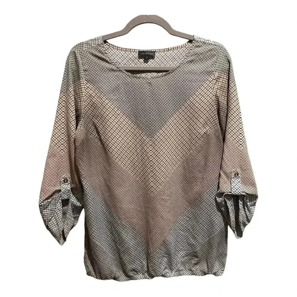 The Limited‎ Muticolored 3/4 Sleeve Blouse | Size M